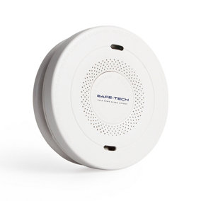 SAFE- TECH 2 in 1 Smoke & Carbon Monoxide Alarm, Combination Smoke Detector with 10 Year Tamper-Proof Battery