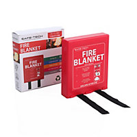 SAFE-TECH Fire Blanket 1.0m x 1.0m - Hard Pack