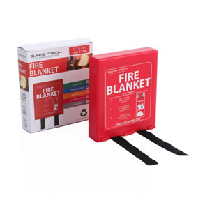 SAFE-TECH Fire Blanket 1.0m x 1.0m - Hard Pack