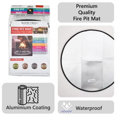 SAFE-TECH Fire Pit Mat 36