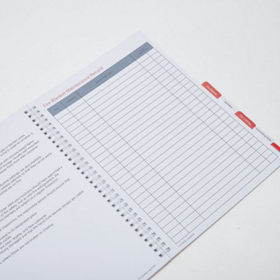 SAFE-TECH - Fire Safety Logbook for Precautions and Maintenance