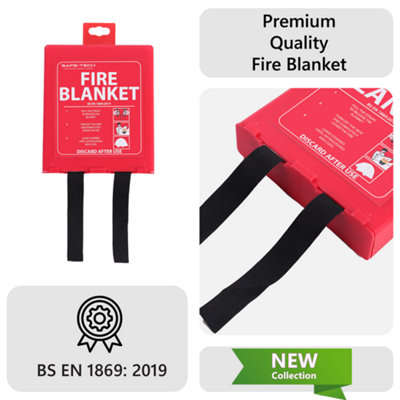 SAFE-TECH Hard Pack Fire Blanket 1.2x1.8 m