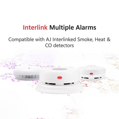 SAFE-TECH Mains Powered Interlinked Smoke Alarm With Built-in RF Module