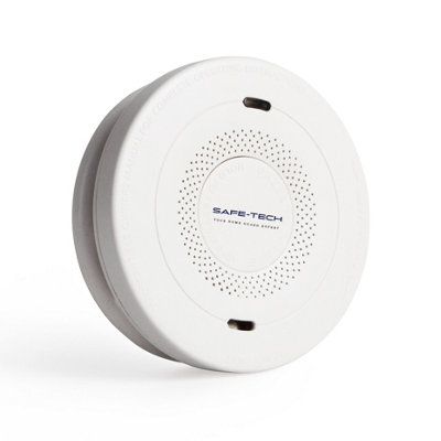 SAFE-TECH Smoke & Carbon Monoxide Combination Alarm with 10 Year Tamper ...