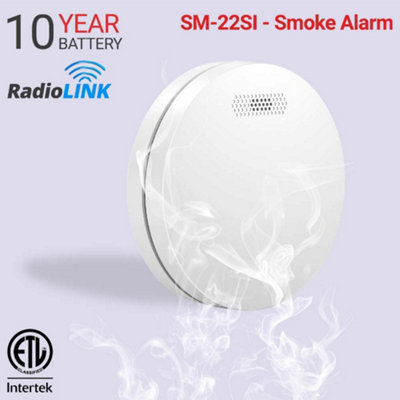 SAFE TECH Wireless Interlinked Smoke Alarms, Interconnected Smoke ...