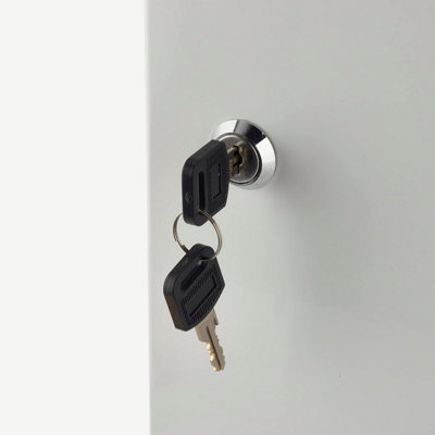 Safes UK Keycab Key Cabinet Wall Mounted Safe Key Storage up to 40 Keys With Easy to Use Key Lock Lockable Metal Cupboard Box Idea