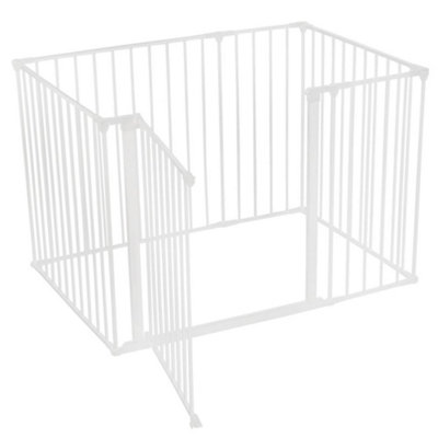 Safetots Dog Play Pen White 72cm x 105cm, Pet Pen for Pets Dogs and Puppy, Dog Playpen suitable for Indoor and Outdoor use