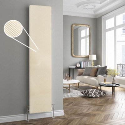 Washable Fabric Radiator Dust Cover - Magnetic, Breathable, White Cloth Protector For Home Heaters (100cm Size)