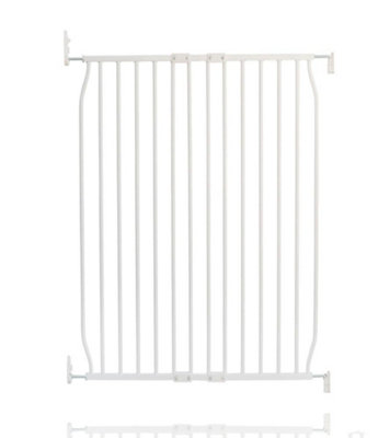 Safetots Eco Screw Fit Baby Gate, White, 80cm - 90cm, Stair Gate for Toddler and Baby, Screw Fit Safety Barrier