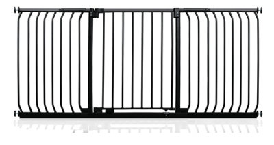 Safetots Elite Pressure Safety Gate, 188cm - 197cm, Matt Black, Pressure Fit Stair Gate Price Comparisons | Compare The Build