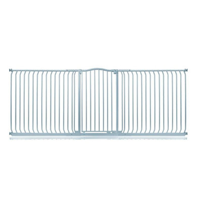 Safetots Extra Tall Curved Top Safety Gate, 271cm - 280cm, Matt Grey ...