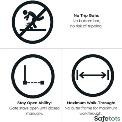 Extra tall stair gate screw fit hotsell