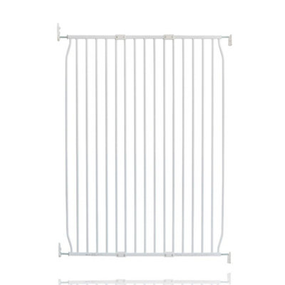 Safetots Extra Tall Eco Screw Fit Baby Gate, White, 100cm - 110cm, Extra Tall Gate 100cm in Height, Stair Gate for Baby