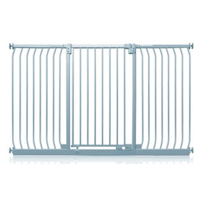 Safetots Extra Tall Elite Safety Gate, 179cm - 188cm, Matt Grey, Extra Tall 96.8cm in Height, Pressure Fit Stair Gate