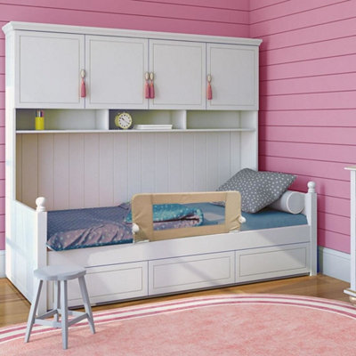 Safetots Narrow Bed Rail, Natural 90cm Wide x 40cm Tall, Toddler Bed ...
