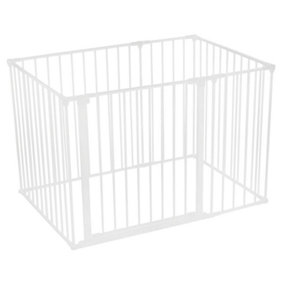 Safetots Play Pen White 72cm x 105cm, Baby Playpen, Play Den for Toddlers, Large Playpen, Easy Installation