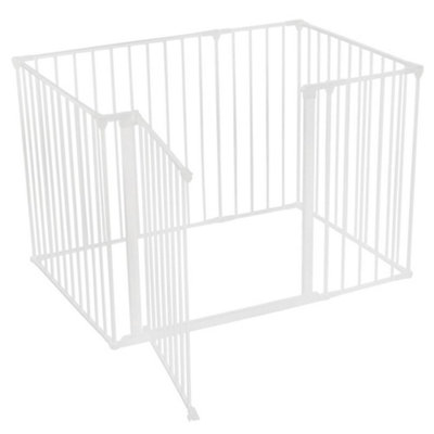 Safetots Play Pen White 72cm x 105cm, Baby Playpen, Play Den for Toddlers, Large Playpen, Easy Installation