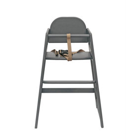 Safetots Simply Stackable Wooden High Chair, Grey, Highchair for Baby and Toddler, Stylish and Practical