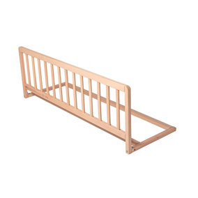 Safetots Wooden Bed Guard, Natural, 38cm High x 110cm Wide, Toddler Bedrail for Safety, Secure Child Bed Rail