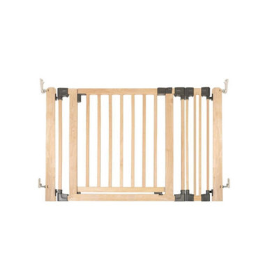 Safetots Wooden Multi Panel Room Divider, up to 116cm, Natural Wood ...