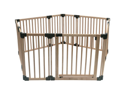Safetots Wooden Play Den, Pentagon, 5 x 120cm, Baby Playpen, Play Den ...