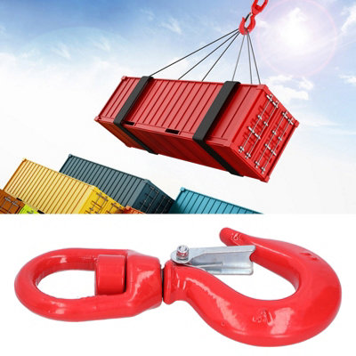 Crane Hook Grab Safety Alloy Steel Rotation Container Industrial