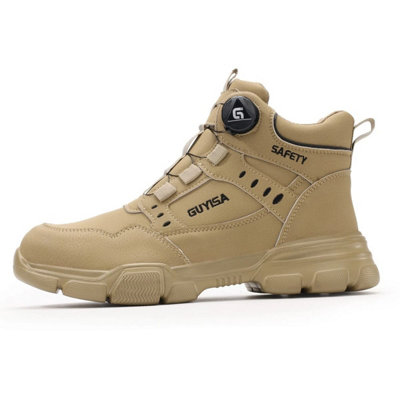 Safety Boots Waterproof Steel Toe Work Shoes for Men Durable Protective Footwear