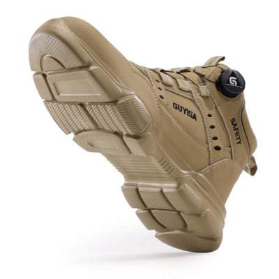 Safety Boots Waterproof Steel Toe Work Shoes for Men Durable Protective Footwear
