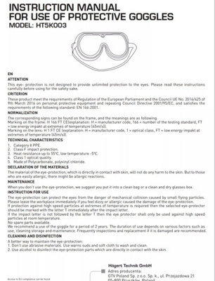 Safety Goggles Protective Anti-Fog Vent Glasses Eye Protection Lab Work PPE Wear - 7
