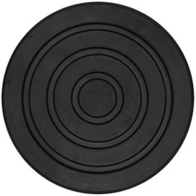 Safety Rubber Jack Pad - Type A Design - 148mm Circle - Fits Over Jack Saddle