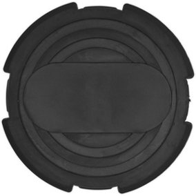 Safety Rubber Jack Pad - Type B Design - 104mm Circle - Fits Over Jack Saddle