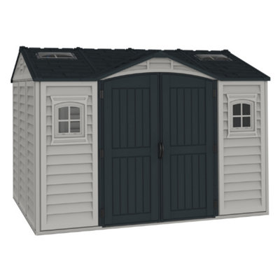 Saffron Apex Plus Vinyl Shed - 10.5x8ft