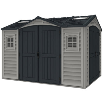 Saffron Apex Plus Vinyl Shed - 10.5x8ft