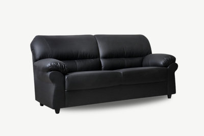 Saga 3 Seater Coventry Leather Sofa