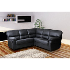 Saga Leather Double Corner Sofa