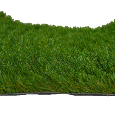 Sage 40mm Outdoor Artificial Grass, Plush Outdoor Artificial Grass, Pet-Friendly Artificial Grass-1m(3'3") X 4m(13'1")-4m²
