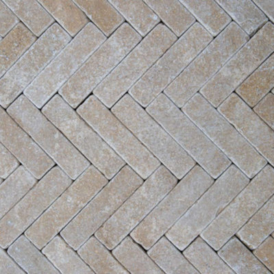 Sahara Beige Limestone 200x50x40 Pavers , Pack of 450 , Slim Natural ...
