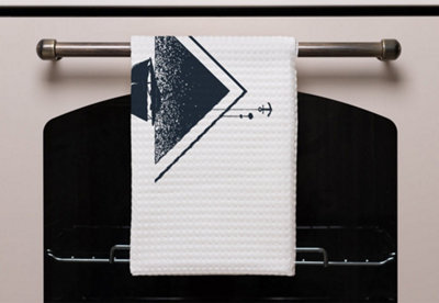 Sailboat at Sea (Kitchen Towel) / Default Title