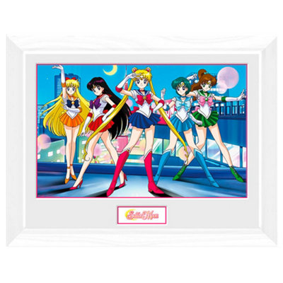 Sailor Moon Group 30 x 40cm Framed Collector Print