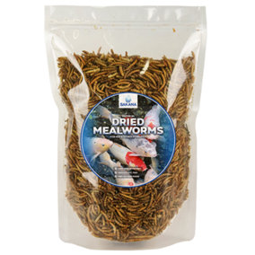 Sakana 100g High Energy Dried Mealworms Premium Balanced Protein-Rich Fish Food Feed