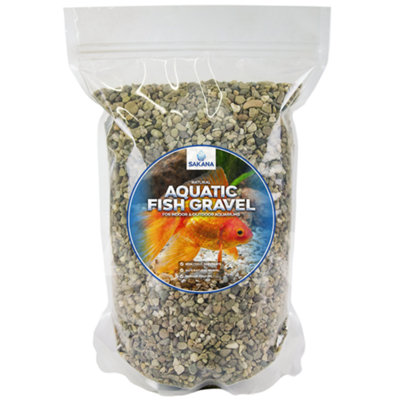 Sakana 5kg Natural Round Aquatic Fish Gravel - Premium Aquarium Pond ...