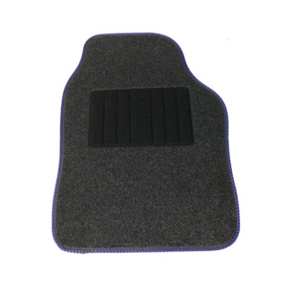 Tappetini Per Auto Fiat Cinquecento Sporting Nero Blu Protezione Per Il