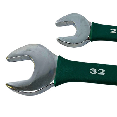 SAKUSEI 25pc Spanner Set 6 - 32mm Soft Grip Combination Spanner Set Metric