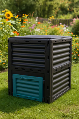 SAKUSEI 300 litre Garden Compost Bin Waste Garden Box Eco Food Rubbish Recycle