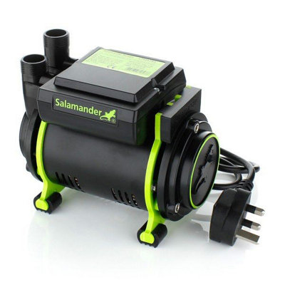 Salamander CT55+ XTRA 1.5 Bar Positive Single Shower Pump +Iso Hoses CT55PLUS