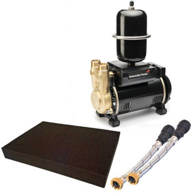Salamander CTFORCE 20SU 2.0 Bar Brass Single Impeller Shower Pump Negative & Mat Price Comparisons | Compare The Build