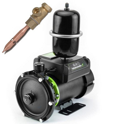 Salamander RP55SU + STYPE 1.5 Bar Single Impeller Pump Negative Head Hose Flange DIY at B&Q