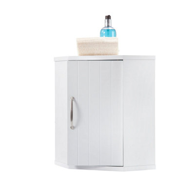 White corner on sale storage cabinet