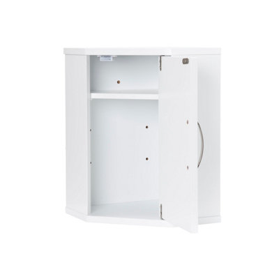 Small white corner cabinet deals for bathroom