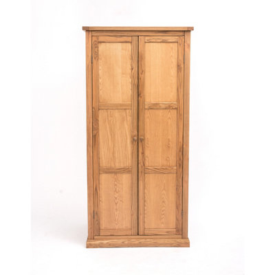 Salerno  2 Door Wardrobe Wood Knob